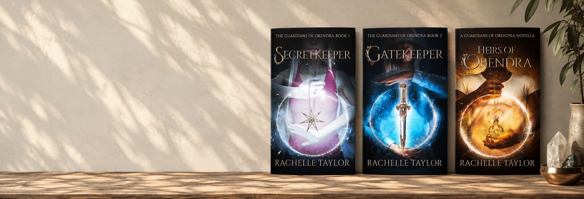 The Guardians of Orendria book covers: SecretKeeper, GateKeeper, and Heirs of Orendria